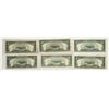 Image 2 : U.S. $5 Silver Certificates (6) [200932]