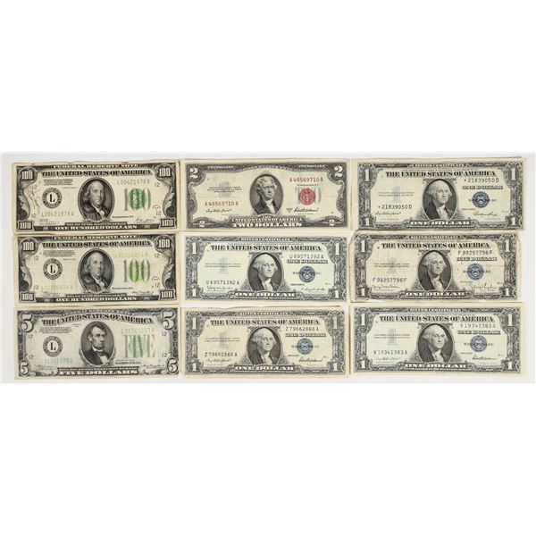 U.S. Currency, Vintage (1930s etc) $212 Face Value [201504]