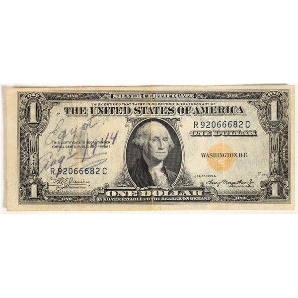 North Africa Silver Certificate [200447]