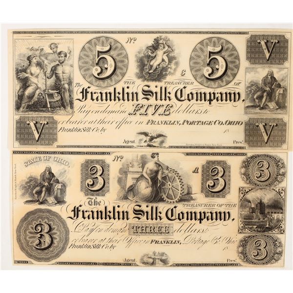 Franklin Silk Company Scrip (2) [202012]