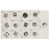 Image 1 : Franklin Mint Sterling Silver Postage Stamps (13) [200572]