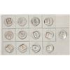 Image 2 : Franklin Mint Sterling Silver Postage Stamps (13) [200572]