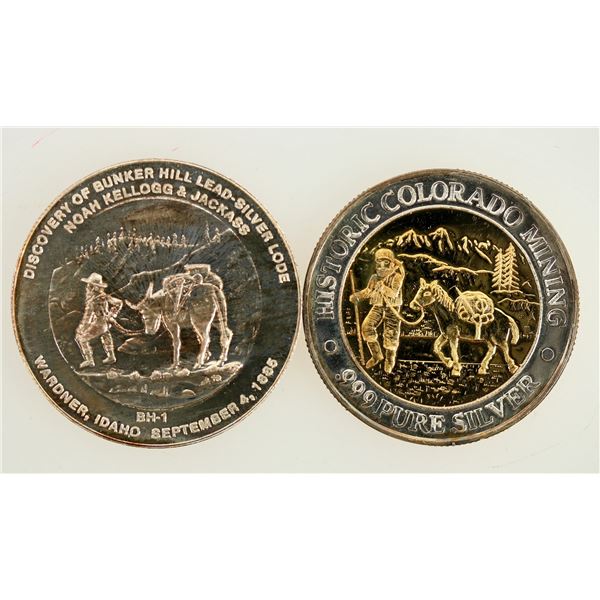 Commemorative Silver Mining Coins - 2  [190679]
