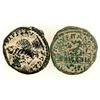 Image 2 : Ancient Bronze Coins (2) [201815]
