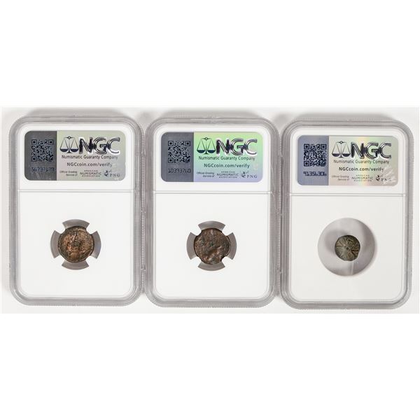 Ancient Bronze Coins (3) [201813]