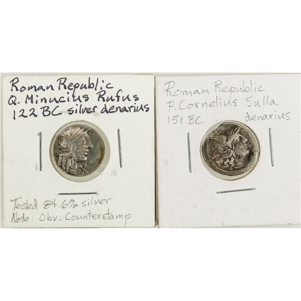 Roman Republican Denarius (2) [202647]