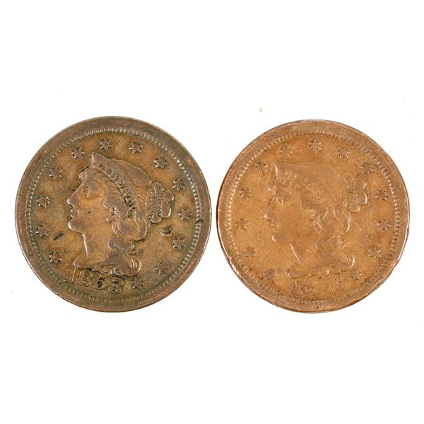 Large Cents: 1853 & 1854 [191679]