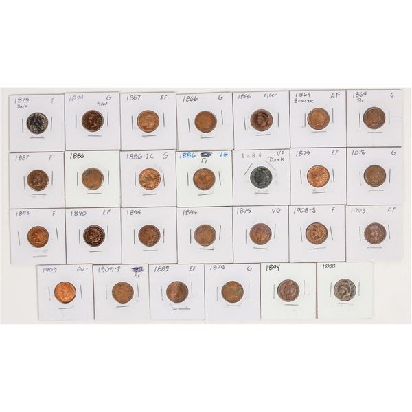 Indian Head Cent Collection (27) [201417]
