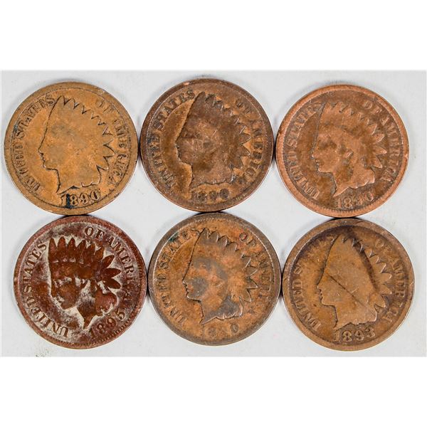Indian Head Cents 1890s (131) [201020]