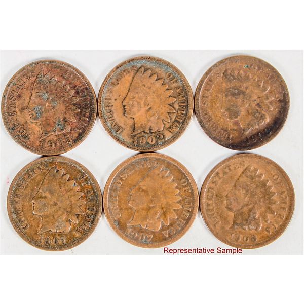Indian Head Cents 1900-1908 (100) [200957]