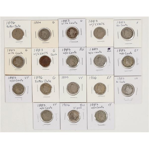 Liberty Nickel Collection (18) [201415]