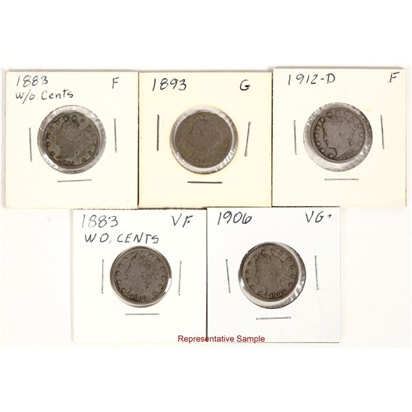 Liberty Nickel Roll G-VG  [201039]
