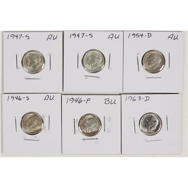 Roosevelt Dimes (6) [201426]