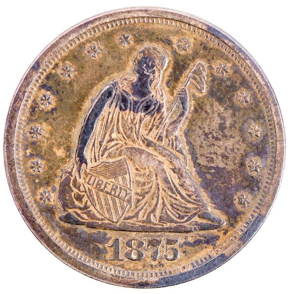 Seated Liberty Twenty Cent Piece 1875-S [202279]