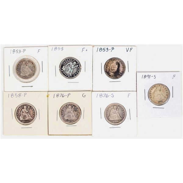 Liberty Seated Quarters (7) [201183]