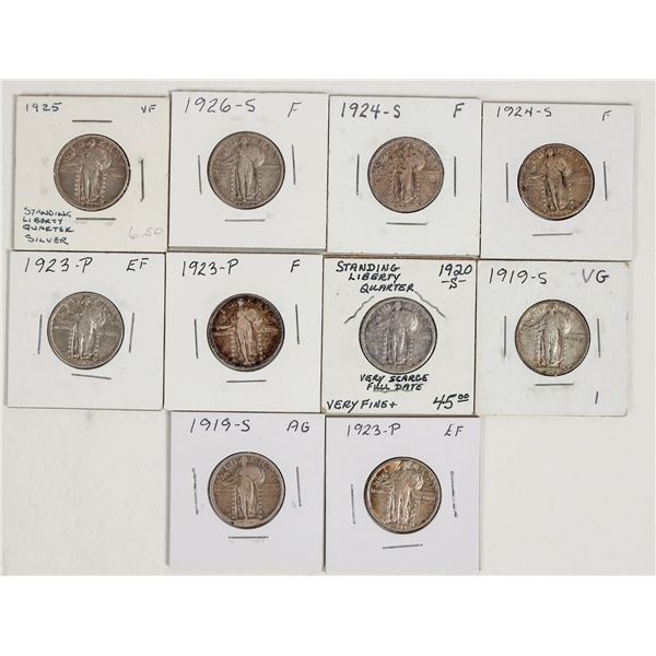 Standing Liberty Quarters (10) [201412]