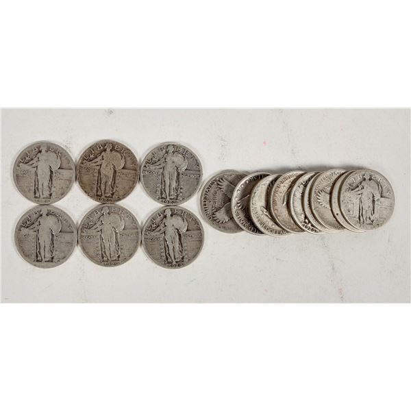 Standing Liberty Quarters (16) [201514]