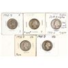 Image 1 : Washington Quarter Key Date 1932-D (5) [201427]