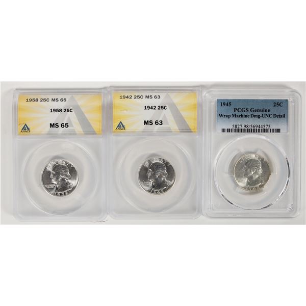 Washington Quarters (3) [197756]