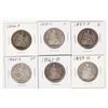 Image 1 : Liberty Seated Half Dollars (6) [201172]