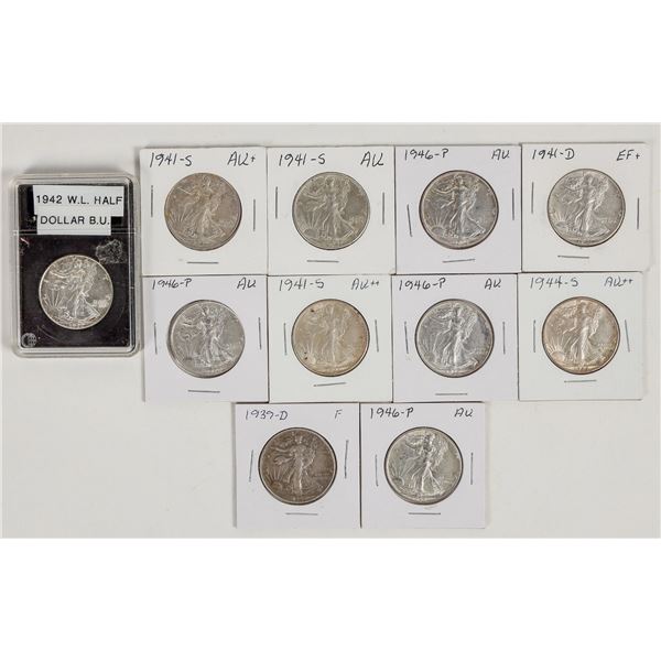 Walking Liberty Half Dollars (11) [201342]
