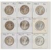 Image 1 : Walking Liberty Half Dollars (9) [201329]