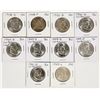 Image 1 : Franklin Half Dollars (10) [201175]