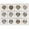 Image 1 : Franklin Half Dollars BU (12) [201176]