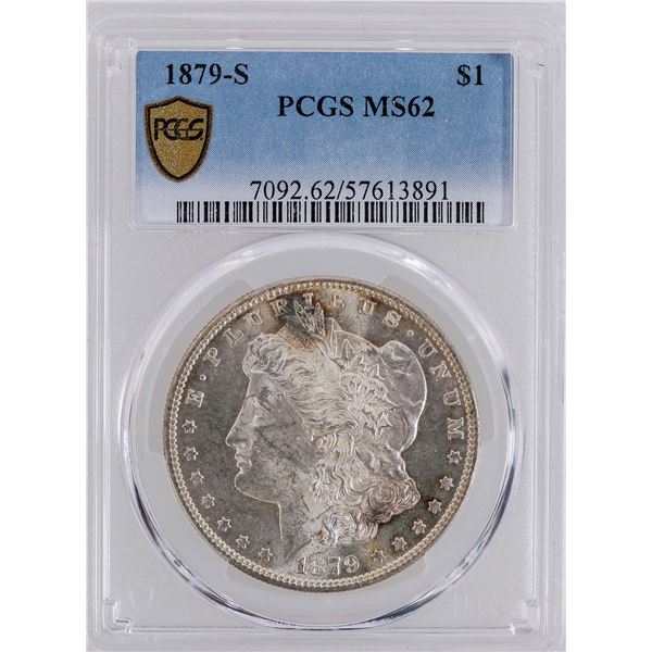 Morgan Dollar: 1879-S MS 62 [202344]
