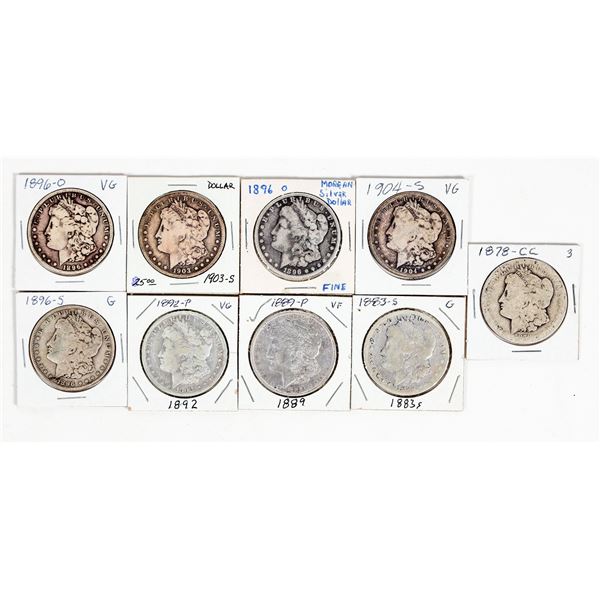 Morgan Dollars (9) [201190]