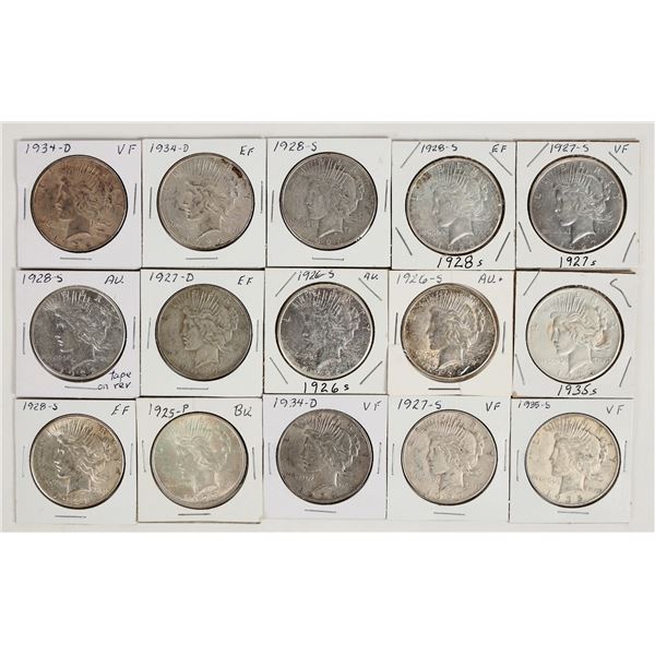 Peace Dollars (15) [201326]