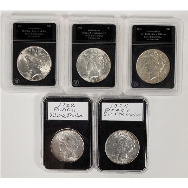 Peace Dollars (5) [201860]