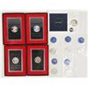Image 1 : Eisenhower Dollars: Proof (5); Unc. (5) [201526]