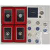 Image 2 : Eisenhower Dollars: Proof (5); Unc. (5) [201526]
