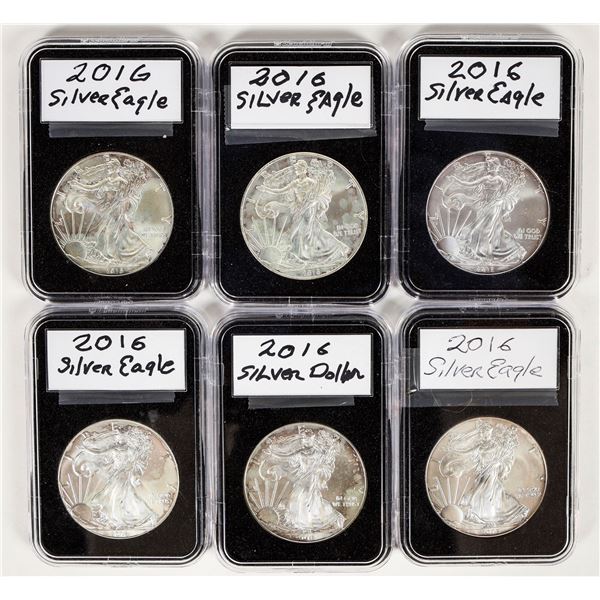 American Eagle Silver Dollars 2016 (6) [201872]