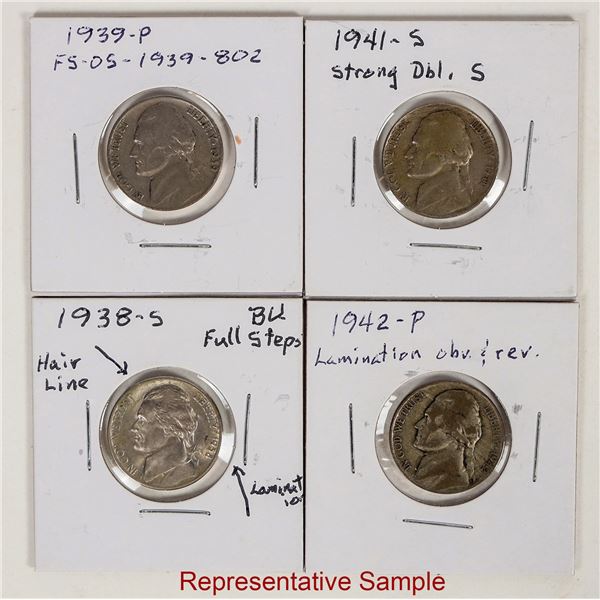 U. S. Nickels Errors (35) [202025]
