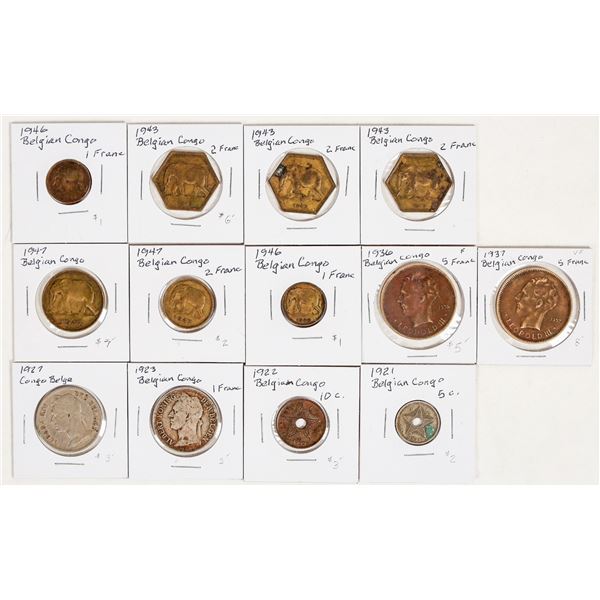 Coins of Belgian Congo (13) [200372]