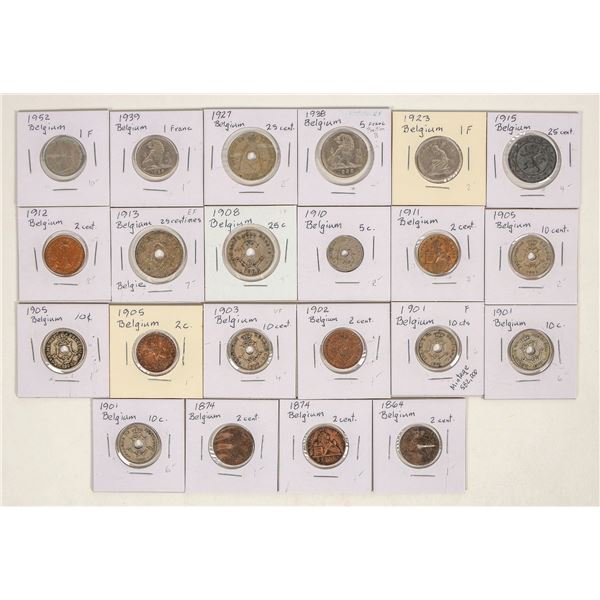 Coins of Belgium 1864-1952 (22) [200937]