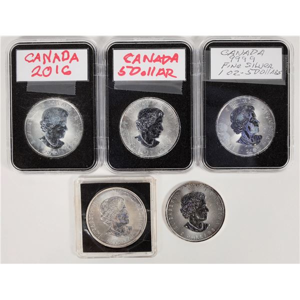 Canada Silver Coins (5 oz.) [201829]