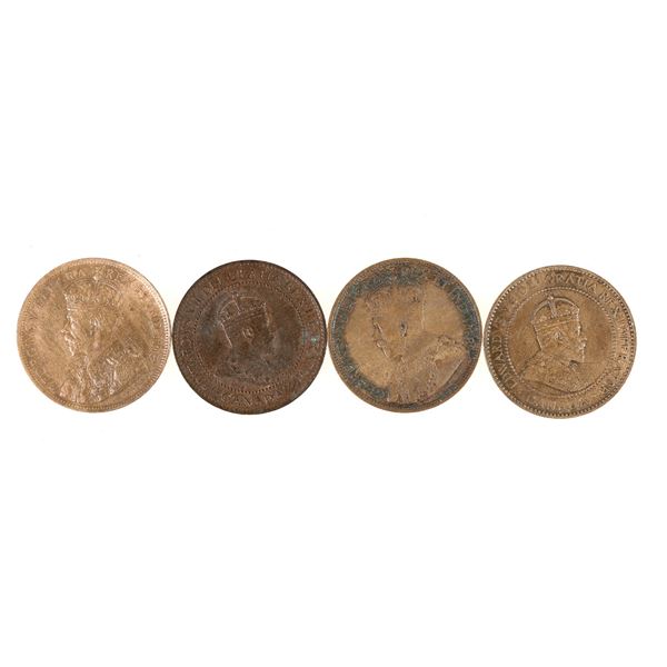 Canadian Large Cents (4) [199857]