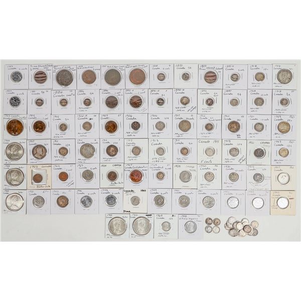 Coins of Canada 1830-1968 (75) [201034]