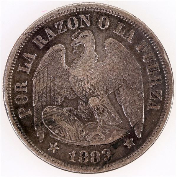 Republic of Chile 1883 One Peso [201525]