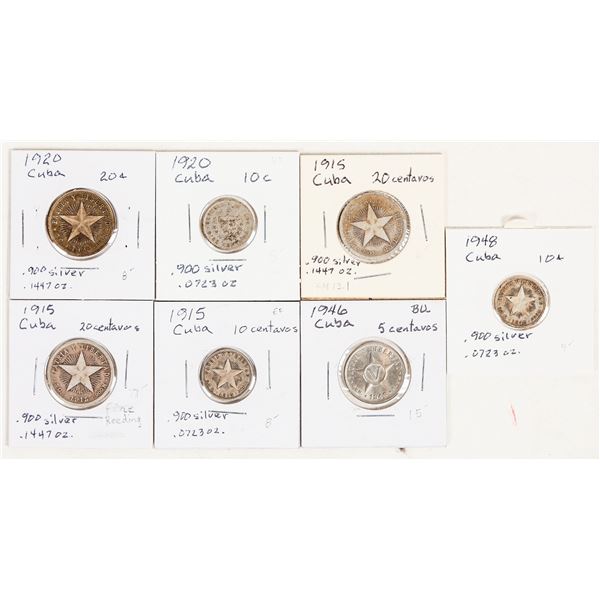 Coins of Cuba (7) [200373]