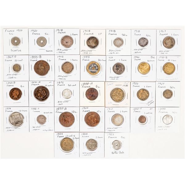 French Coin Collection  (31) [200378]