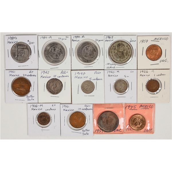 Coins of Mexico 1906-1985 (14) [201022]