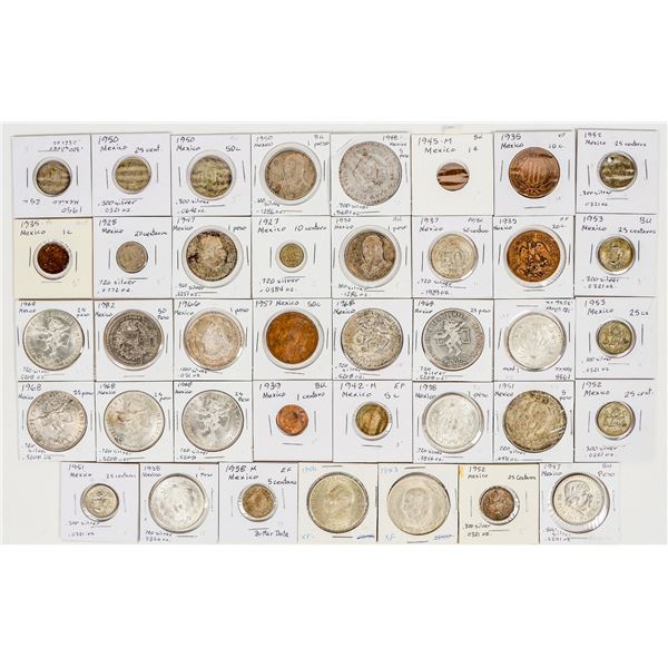 Coins of Mexico 1927-1982 (39) [200671]