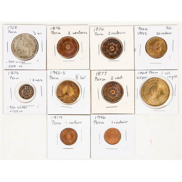 Coins of Peru 1875-1964 (10) [200660]