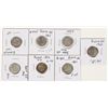 Image 1 : Silver 15 Kopek Russian Coins (7) [198333]