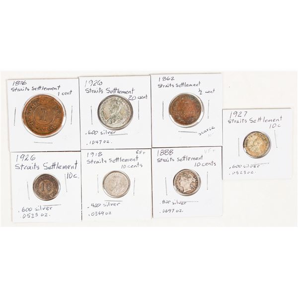 Straits Settlement Coins (7) [200562]