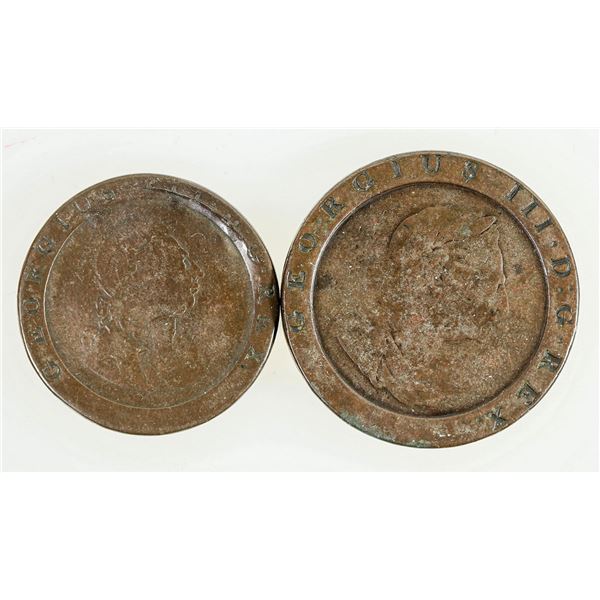 George III 1797 One Penny & Two Penny [200094]